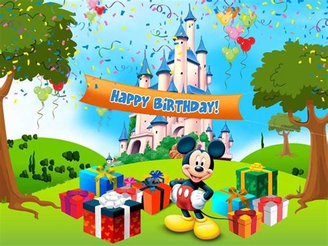 happy birthday disney images|disney birthday background images.